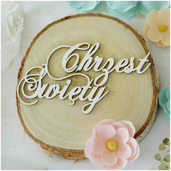 Tekturka napisy Chrzest Święty - Kreatywna Pracownia