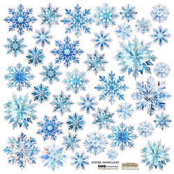 Naklejki - ScrapLove - Winter snowflakes