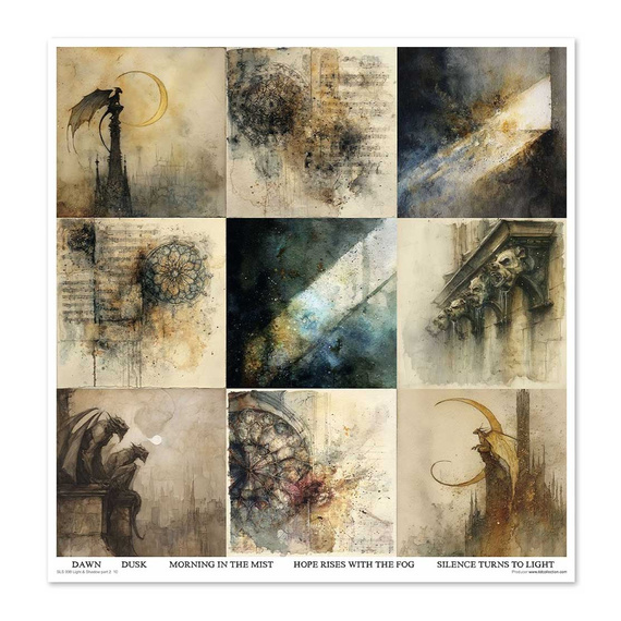 Zestaw papierów do scrapbookingu 30x30 - Light & Shadow 2 - Itd Collection