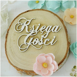 Tekturka napisy Księga Gości - Kreatywna Pracownia