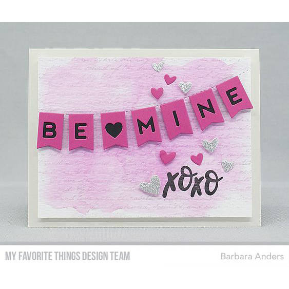 Wykrojnik - Die-namics - Be Mine Banner