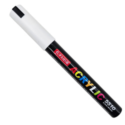 Marker akrylowy wodoodporny 4mm - biały