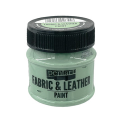 Farba do tkanin i skór - fabric & leather paint - pistacja / pistachio 50ml - Pentart