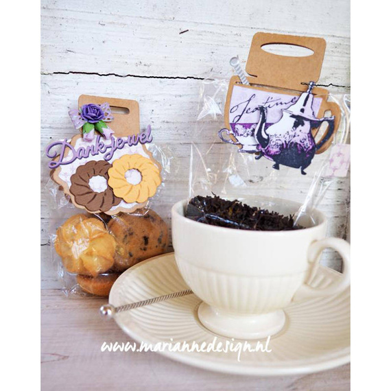 Wykrojnik - Marianne Design - Chocolate - czekoladki ciastka