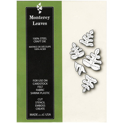 Wykrojnik - Poppystamps - Monterey Leaves - listki