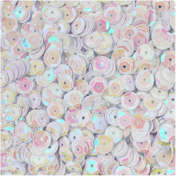 Cekiny metaliczne Aliga 8mm 10g białe