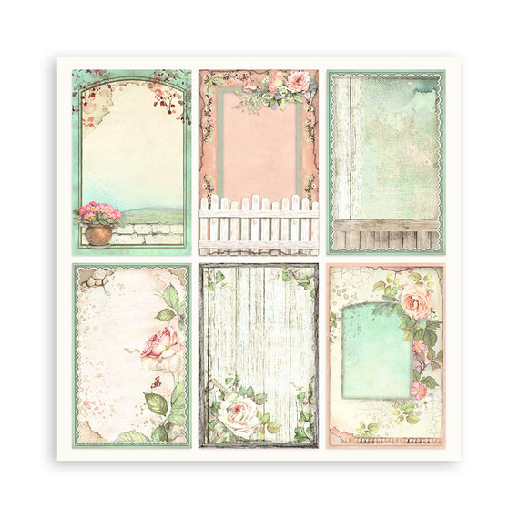 Zestaw papierów do scrapbookingu 30x30 - Stamperia - House of Roses