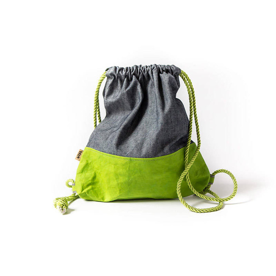 WASHPAPA papier do szycia - Aged Color trochę wsciekła limonka - arkusz ok.48x48 cm