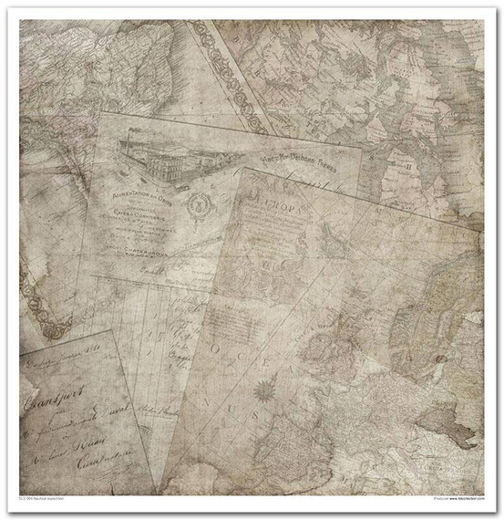 Zestaw papierów do scrapbookingu 30x30 - Nautical expedition