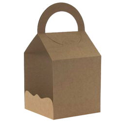 Torebka na exploding box kraft - Rzeczy z papieru