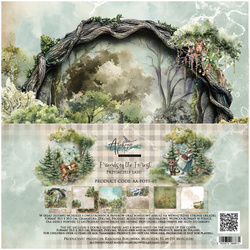 Zestaw papierów do scrapbookingu 30x30 - Alchemy of Art - Przyjaciele lasu