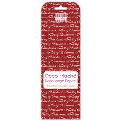 Papier do decoupage Deco Mache - First Edition - Merry Christmas