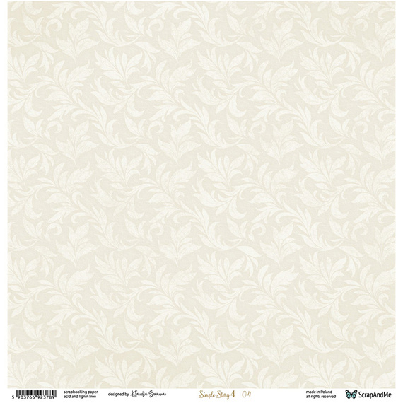 Papier do scrapbookingu 30x30 - ScrapAndMe - Simple Story 4 03/04