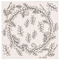 Tekturka - Holly Jolly - small wreath - mały wieniec SC