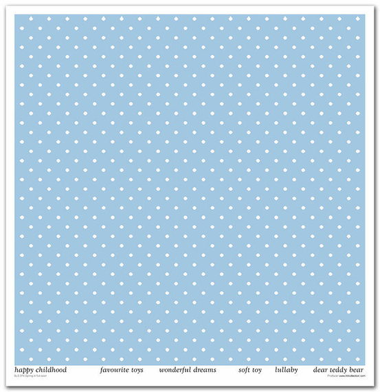 Zestaw papierów do scrapbookingu 30x30 - Itd Collection - Spring in Full Color