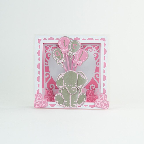 Stempel - Tonic Studios - Henri & Heffi - chłopiec i słonik