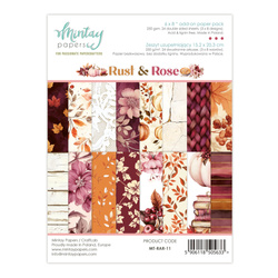 Zeszyt uzupełniający papierów do scrapbookingu 15x20 - Mintay - Rust & Rose