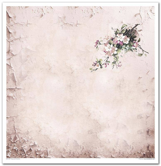 Zestaw papierów do scrapbookingu 30x30 - Itd Collection - Rosy Summertime