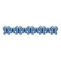 Wykrojnik - Tattered Lace - Butterflies Border D646 motyle border