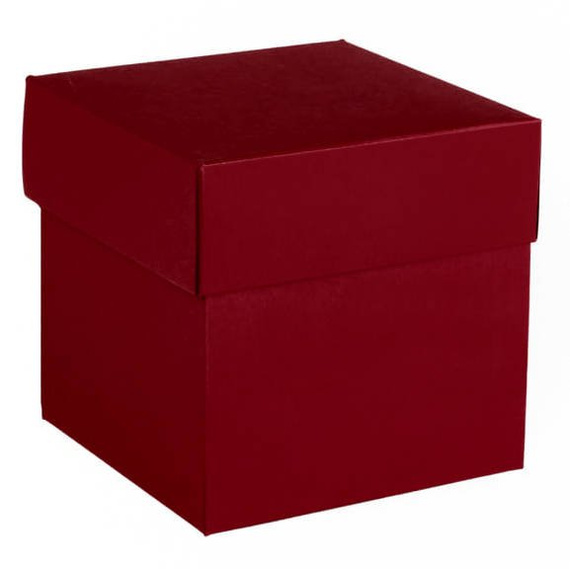 Pudełko exploding box czerwone 8x8x8 - Rzeczy z papieru
