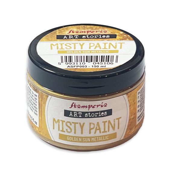 Farba metaliczna Misty Paint Metallic Golden Sun 150ml - Stamperia Art Stories 