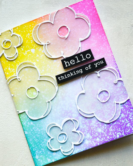 Wykrojnik - Memory Box - Scribble Posies Outline