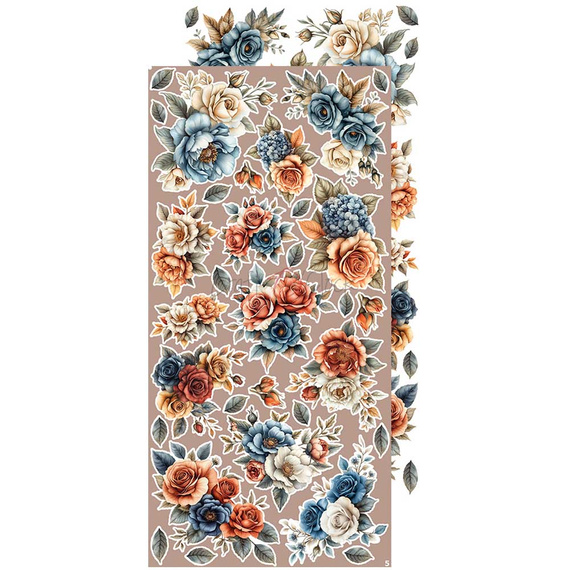 Zestaw dodatków do scrapbookingu - Craft o'clock - Timeless Grace - Flowers & More