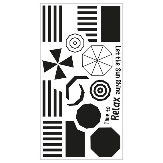 Wykrojnik i stempel Sizzix - Beach Blankets & Brellas ręcznik i parasol plażowy