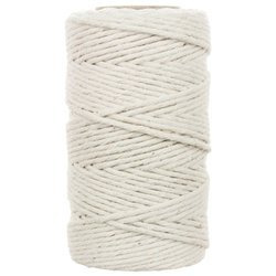 Sznurek bawełniany 2 mm biały 100g 50m