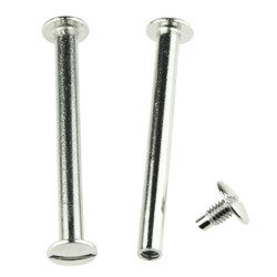 Śruba introligatorska metalowa 50mm srebrna 1szt