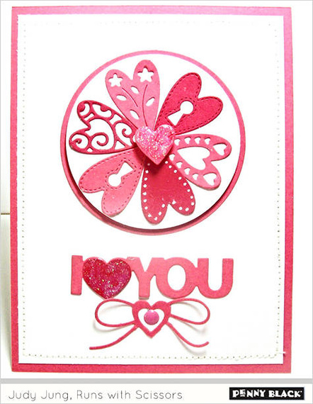 Wykrojnik - Penny Black - Filled with Love