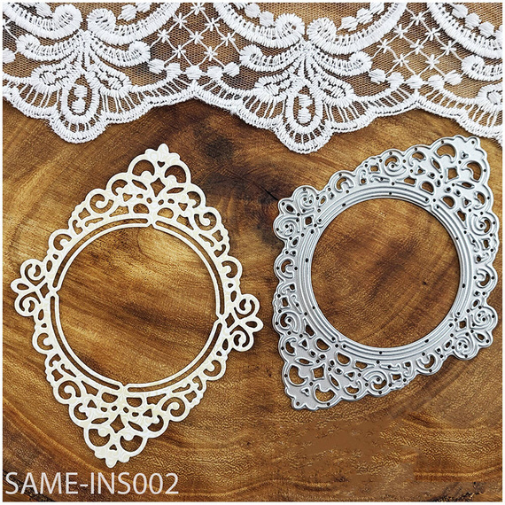 Wykrojnik do papieru - Scrapandme - Ramka INS002