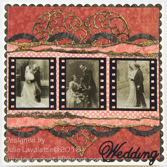 Wykrojnik - Cheery Lynn - Wedding - ślub wesele napis wedding