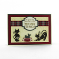 Wykrojnik + stempel - Tonic Studios - Kitten's Whiskers - kot