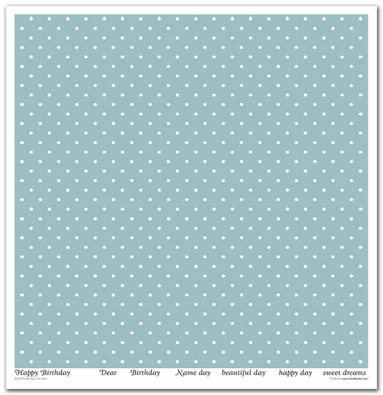 Zestaw papierów do scrapbookingu 30x30 - Itd Collection - Spring in Full Color