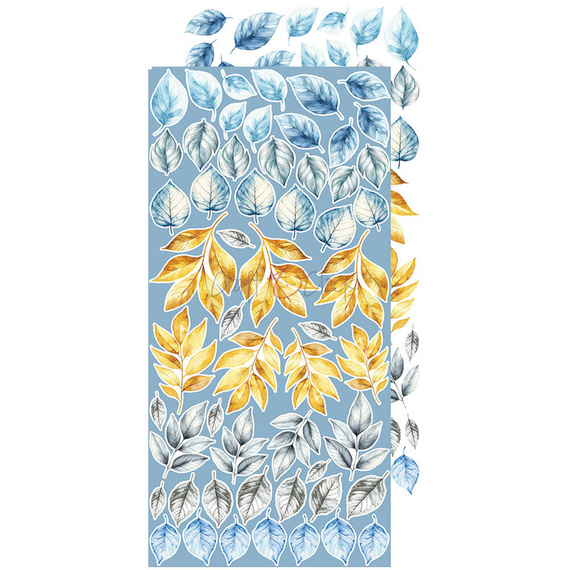 Something Blue zestaw dodatków do scrapbookingu - Craft o'clock - Flowers