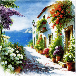 Serwetka do decoupage 33x33cm - Holiday Time wakacyjny czas