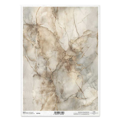 Papier ryżowy do decoupage A4 - dekoracyjne wzory, motyw tapetowy - R2705 - Itd Collection