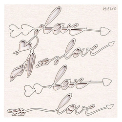 Tekturka - Boho Love - small arrows 01 0 małe strzałki 01