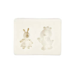 Foremka silikonowa - Pentart - Króliczek i pisklę