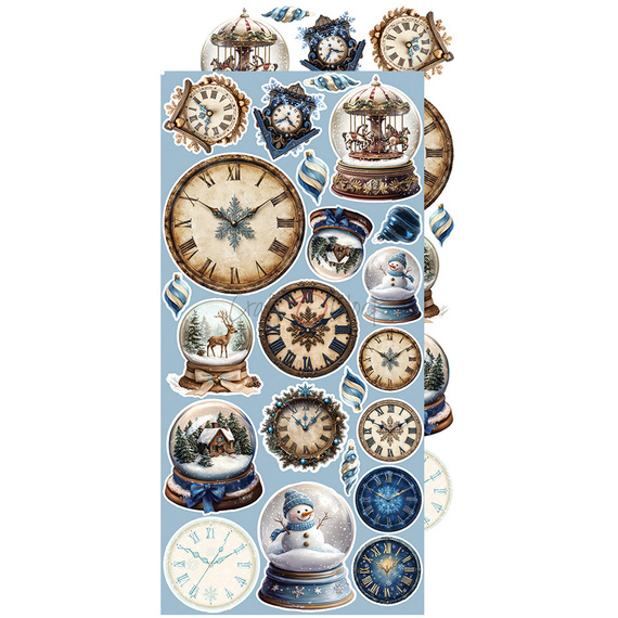 Zestaw dodatków do scrapbookingu - Craft o'clock - Jolly Season - Winter