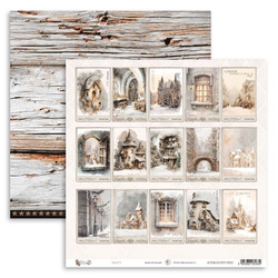 Papier do scrapbookingu 30x30 - UHK Gallery - White Whispers - Misty