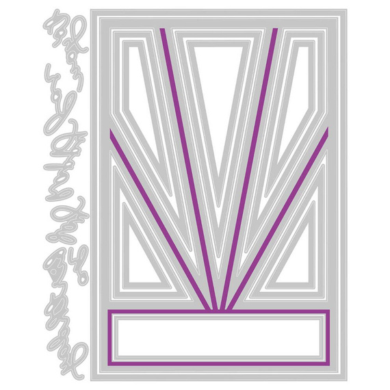 Wykrojnik Sizzix Thinlits - Refined Rays