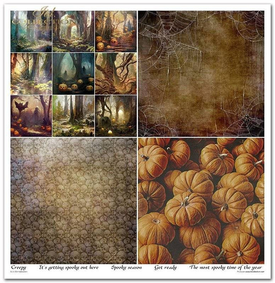 Zestaw papierów do scrapbookingu 30x30 - Itd Collection - Halloween