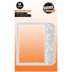 Wykrojnik - StudioLight - Floral card grunge ramka z kwiatowym brzegiem