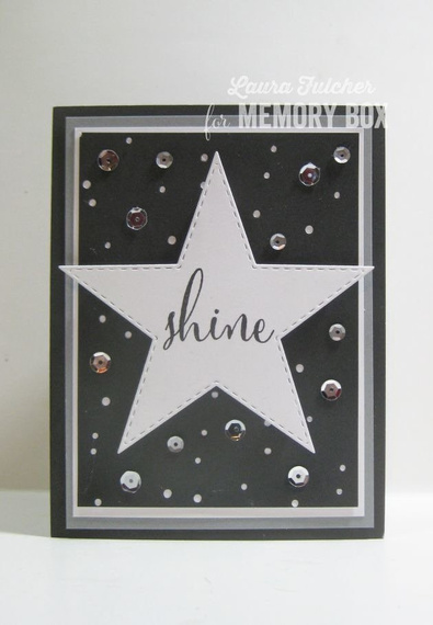 Wykrojnik - Memory Box - Speckled Background tło kropeczki