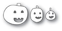 Wykrojnik - Poppystamps - Doodle Jack o Lanterns - dynie