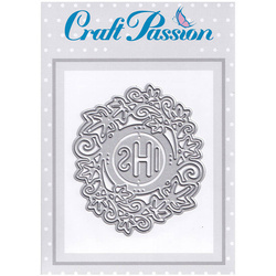 Wykrojnik - Craft Passion - Wianek z bluszczu z IHS