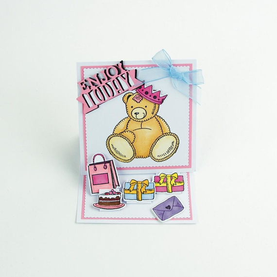 Stempel + wykrojnik - Tonic Studios - Accessory Set 2 czapeczka korona kokarda