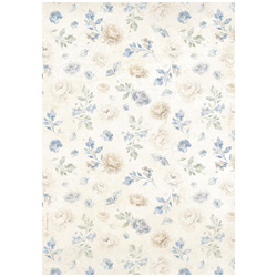 Papier ryżowy A4 - Stamperia - Timeless Small Flowers Pattern - drobne kwiatki